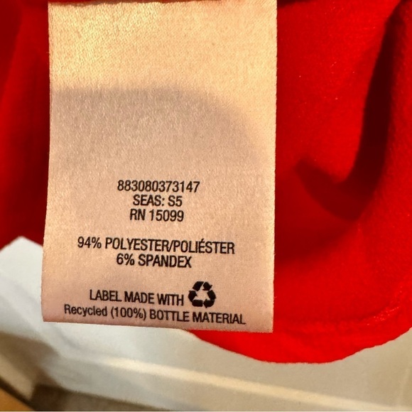 Covington Red cap sleeve midi dress size 14 - Picture 8 of 10